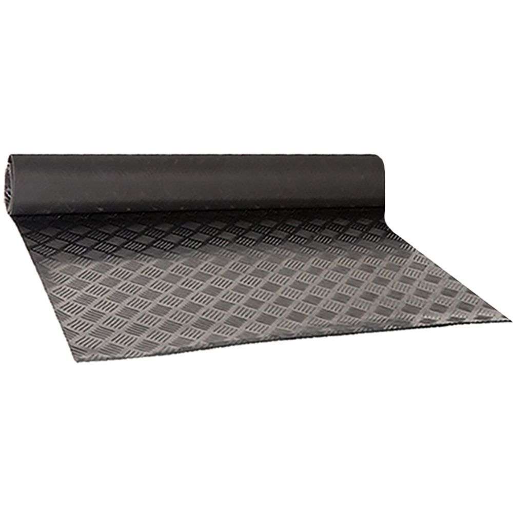 3mm Rubber Flooring 150cm Black
