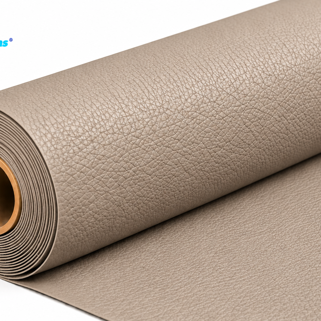 Embossed vinyl PU leather stone