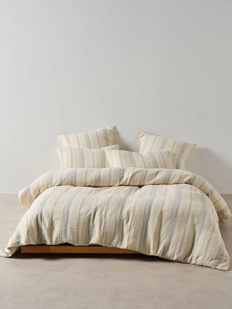 Linenhouse–coolumyarndyedcottonduvetcoverset