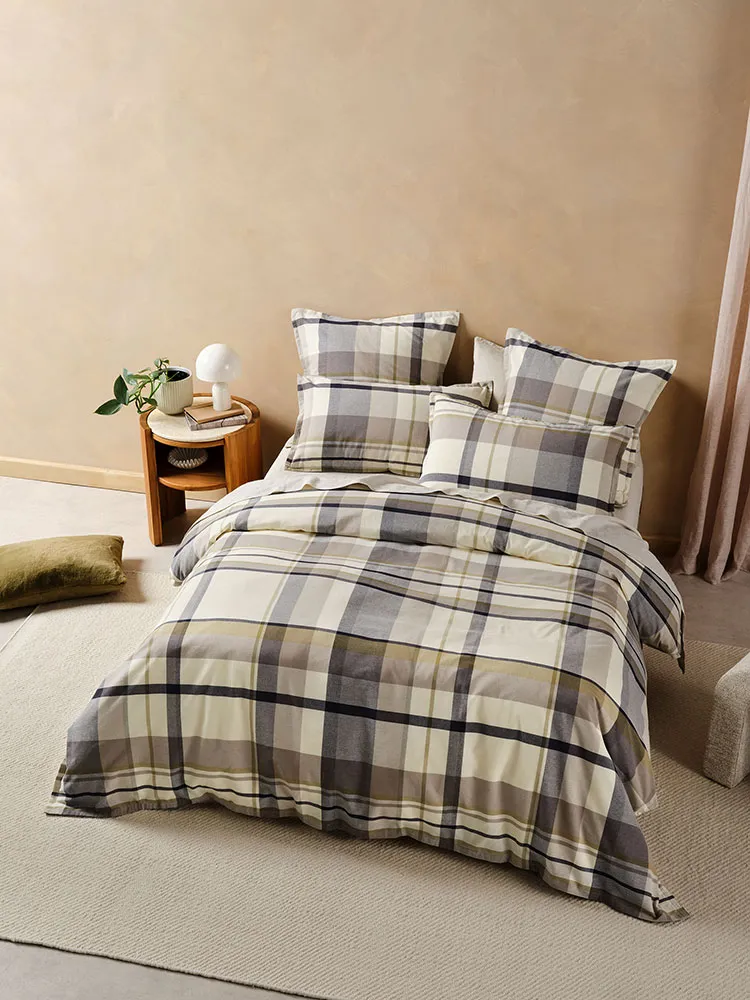 Linenhouse–lennoncottonyarndyedduvetcoverset