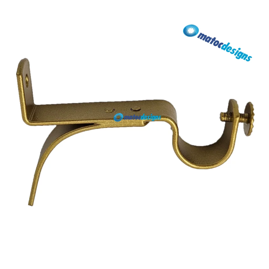 25mm Metal Single Bracket - Aureate Gold