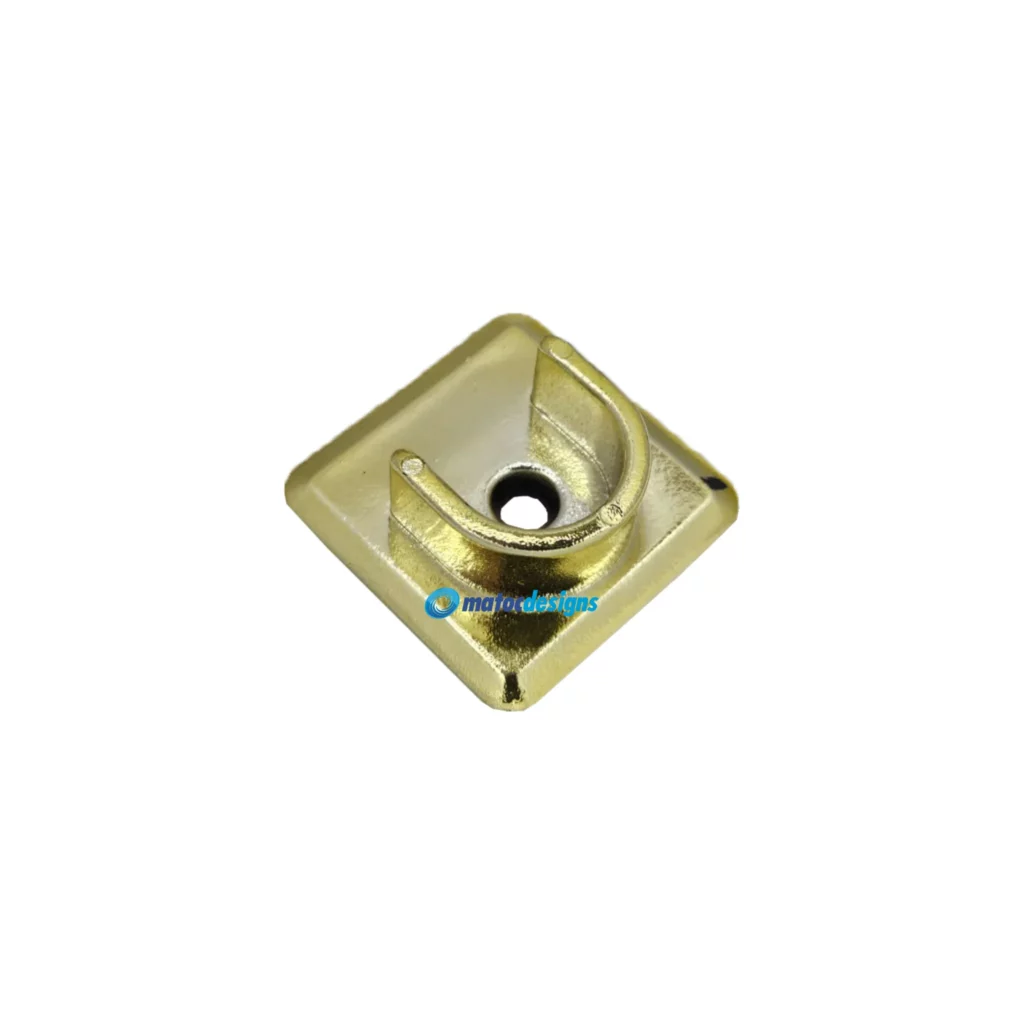16mm PVC Inside Bracket - Brass