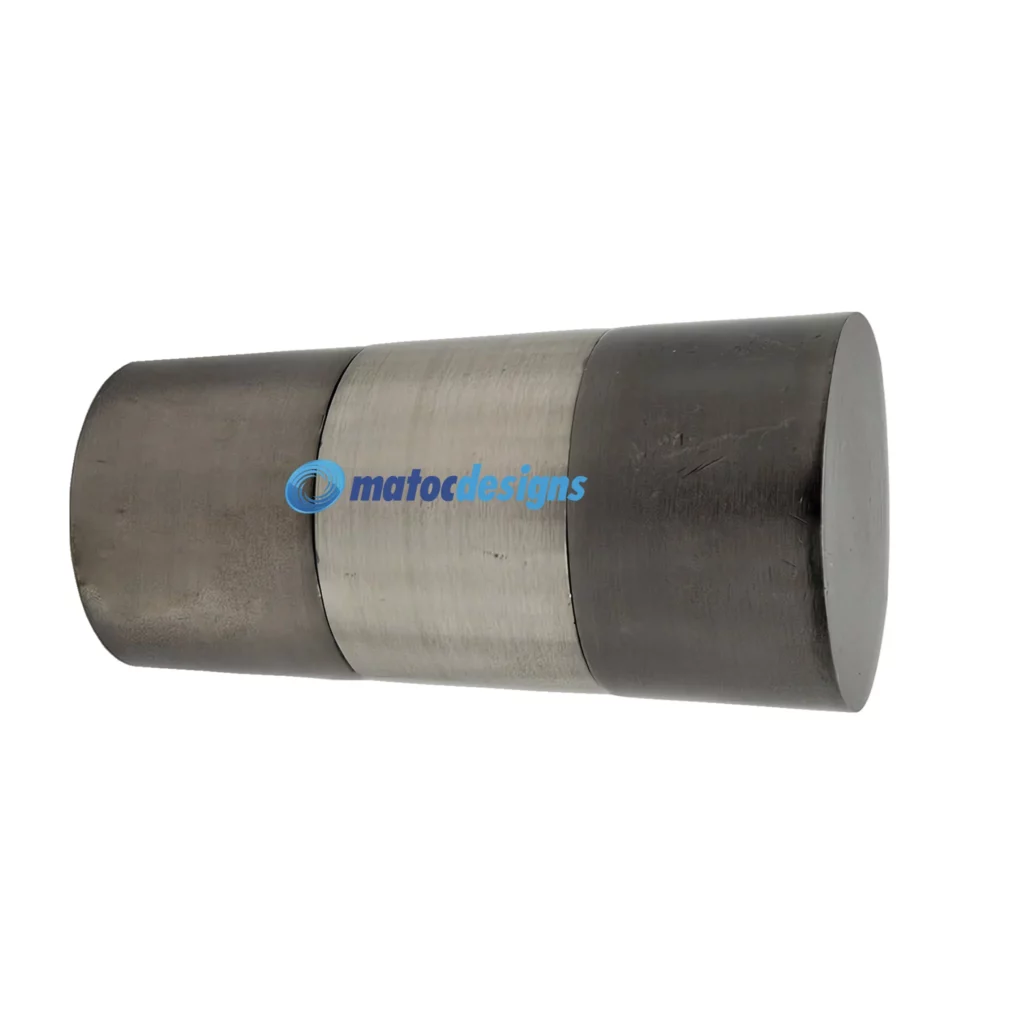 25mm Steel Cone Finial - Black Nickel