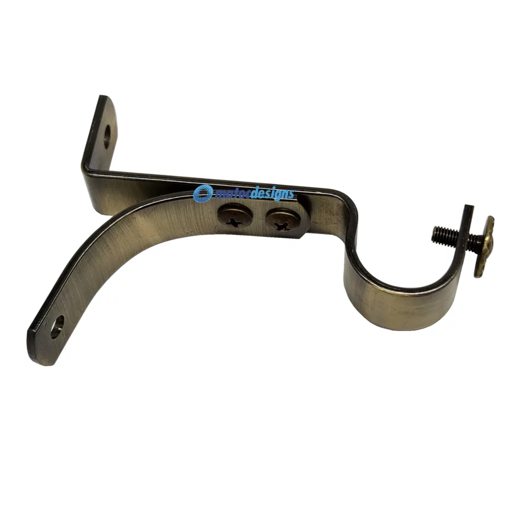 25mm Steel Single Bracket - Antique Brass